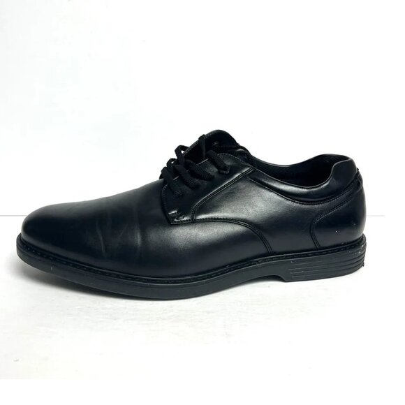 Nunn Bush Mens Wade Work Plain Toe Oxford Black 12 M main image 6